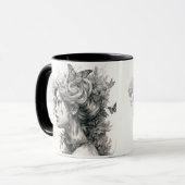 Elegantes, modernes Foto und Personalisiert Tasse (Vorderseite Links)