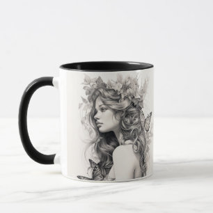 Elegantes, modernes Foto und Personalisiert Tasse