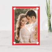 Elegantes modernes Foto Valentinstag Feiertagskarte (Vorderseite)
