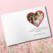 Elegantes modernes Foto Valentinstag Feiertagskarte