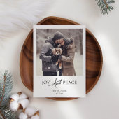 Elegantes Modernes Foto Weihnachten