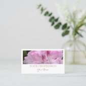 Elegantes, modernes Foto Weiß Beruflich Visitenkarte (Stehend Vorderseite)