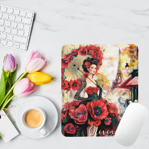 Elegantes, modernes Frauenkleid Mousepad
