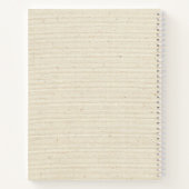 Elegantes modernes Gästebuch für Hochzeiten Notizblock (Rückseite)