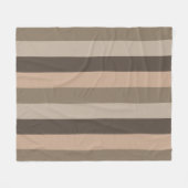 Elegantes, modernes geometrisches Linienmuster Fleecedecke (Vorderseite (Horizontal))