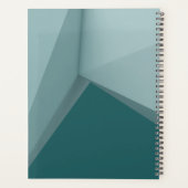 Elegantes, modernes geometrisches Skript 2022 Pers Planer (Rückseite)