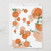 Elegantes modernes Geschlecht offenbart Einladung (Rückseite)