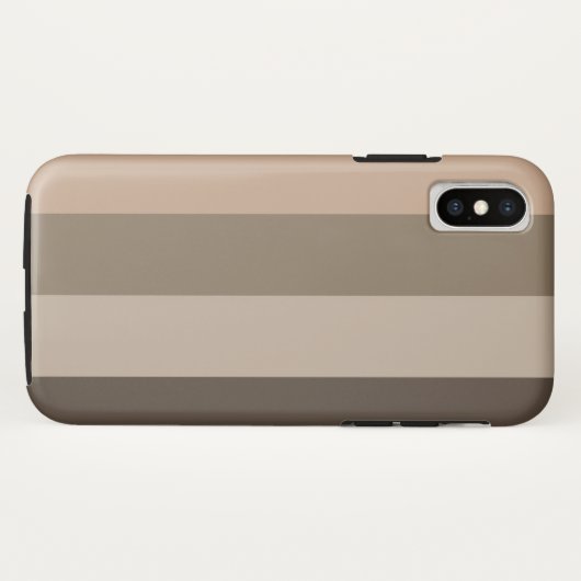 Elegantes modernes gestreiftes Muster Case-Mate iPhone Hülle (Rückseite (Horizontal))