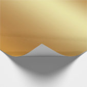 Elegantes modernes Glamour-Imitat-Goldgeschenk Geschenkpapier (Ecke)