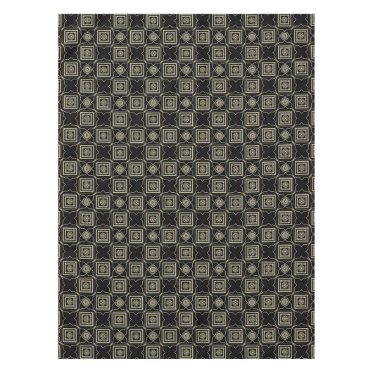Elegantes, modernes Gold Art Deco Tischdecke (Vorderseite)