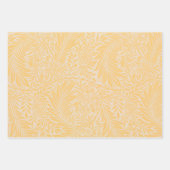 Elegantes, modernes Gold Floral Muster Geschenkpapier Set (Vorderseite 2)