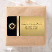 Elegantes, modernes Gold / schwarzes Logo (Insitu)