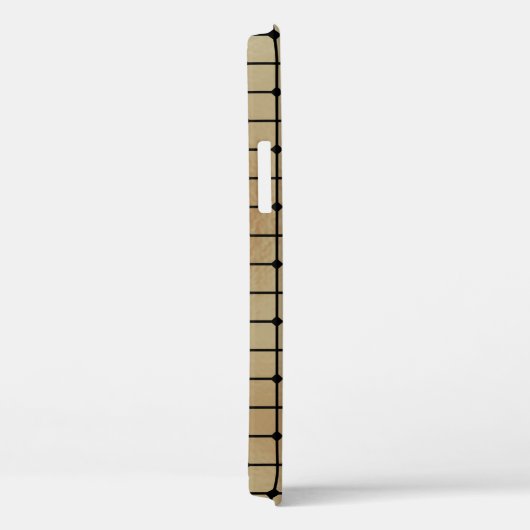 Elegantes, modernes Gold Squares Tiles-Muster | Case-Mate iPhone Hülle (Rückseite / Rechts)