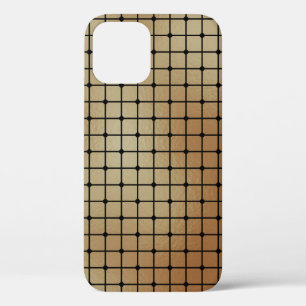 Elegantes, modernes Gold Squares Tiles-Muster   Case-Mate iPhone Hülle