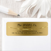 Elegantes modernes Golddesign (Insitu)