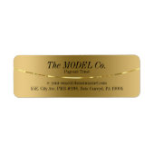 Elegantes modernes Golddesign (Vorne)