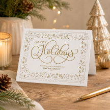 Elegantes modernes goldenes Schriftzug-Geschäftslo