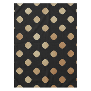 Elegantes, modernes goldfarbenes Fliesen-Muster Tischdecke