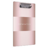 Elegantes, modernes Goldmuster der Küken-Rose Klemmbrett (Rechts)