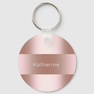 Elegantes, modernes Goldmuster der Küken-Rose Schlüsselanhänger