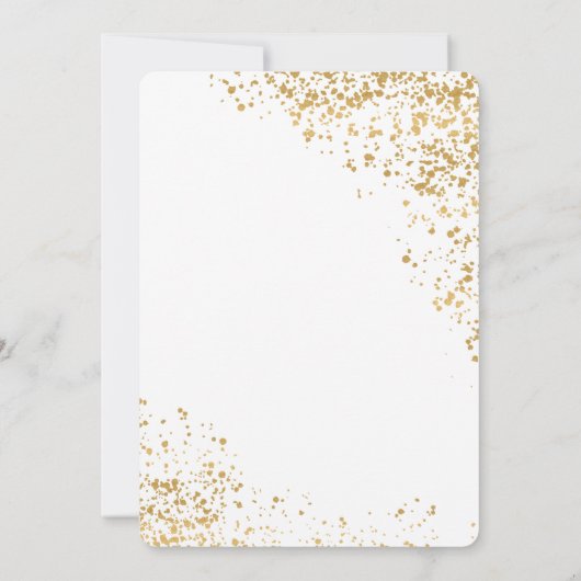 ELEGANTES MODERNES GRADUAT ANKÜNDIGUNG (Rückseite)