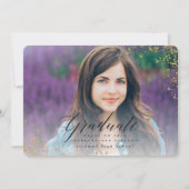 ELEGANTES MODERNES GRADUAT EINLADUNG (Vorderseite)