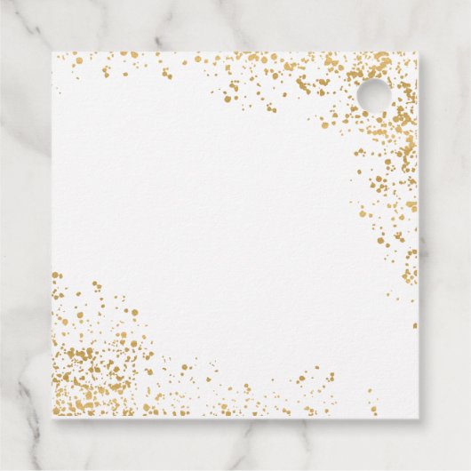 ELEGANTES MODERNES GRADUAT GESCHENKANHÄNGER (Rückseite)