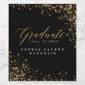 ELEGANTES MODERNES GRADUAT WEINETIKETT (Einzelnes Label)