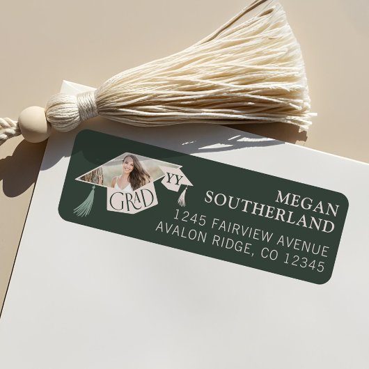 Elegantes modernes Grand Cap & Tassel Abschluss Fo