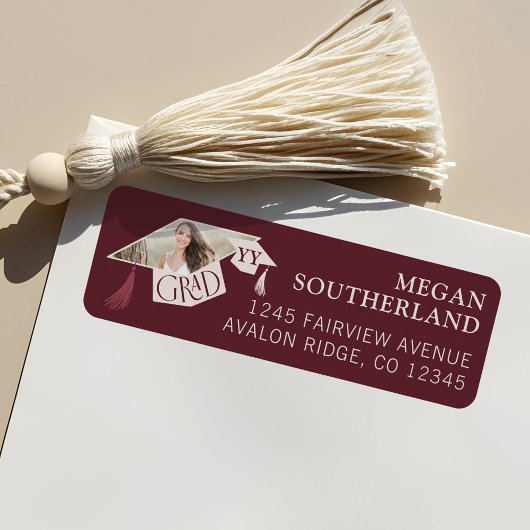 Elegantes modernes Grand Cap & Tassel Abschluss Fo