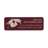 Elegantes modernes Grand Cap & Tassel Abschluss Fo (Vorne)