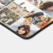 Elegantes, modernes Grau mit mehreren Fotos Schreibtischunterlage (Ecke)