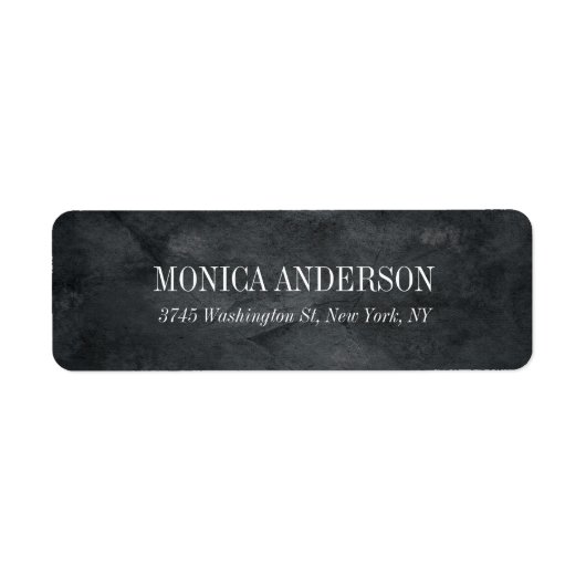 Elegantes, modernes graues Chalkboard Beruflich (Vorne)