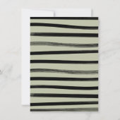 Elegantes modernes Halloween-Party Einladung (Rückseite)