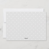 Elegantes modernes Happy Hanukkah Foto Feiertagskarte (Rückseite)