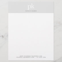 Elegantes, modernes, hellgraues Minimalistisches M