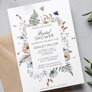 Elegantes modernes Hochzeitsszitat für Wildblumen  Einladung