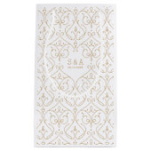 Elegantes modernes klassisches Hochzeitsprogramm Kleine Geschenktüte (Vorderseite)