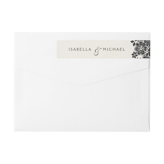 Elegantes, modernes Klassisches Oldtimer-Hochzeits (Rückseite)