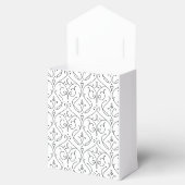 Elegantes, modernes Klassisches Oldtimer-Hochzeits Geschenkschachtel (Geöffnet)