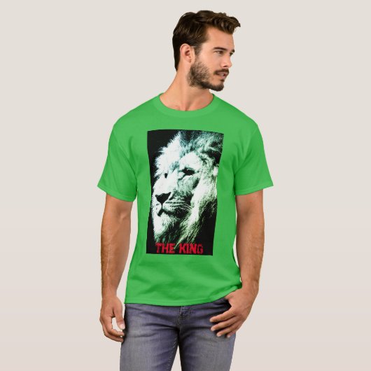 Elegantes modernes Kleeblatt Grüner Pop T-Shirt (Vorne ganz)