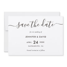 Elegantes, modernes Kraftpapier Hochzeit