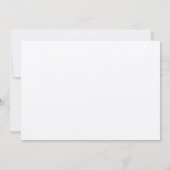 Elegantes, modernes Kraftpapier Hochzeit Save The Date (Rückseite)