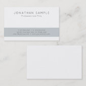 Elegantes modernes kreatives, Berufliches und einf Visitenkarte (Vorne/Hinten)