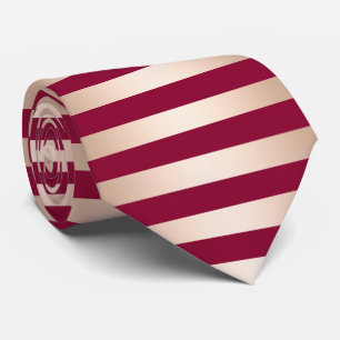 Elegantes modernes Küken-Rosengold Burgunder Krawatte