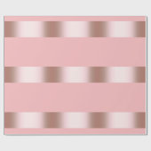 Elegantes modernes Küken-Rosengold u. rosa Geschenkpapier (Flach)