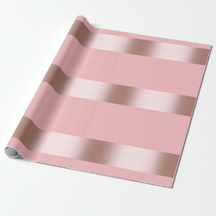 Elegantes modernes Küken-Rosengold u. rosa Geschenkpapier
