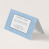 Elegantes modernes Leather Gold Visitenkarten (Rückseite)