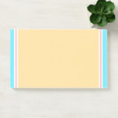 Elegantes modernes leeres Template Blau Rosa Gelb Post-it Klebezettel (Büro)