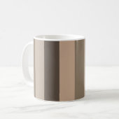 Elegantes modernes Linienmuster Kaffeetasse (Vorderseite Links)